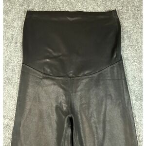 CRZ Yoga Butterluxe Maternity Leggings Womens S Black High Rise Crop Over Belly